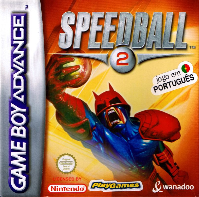 Speedball 2 box art for GameBoy Advance